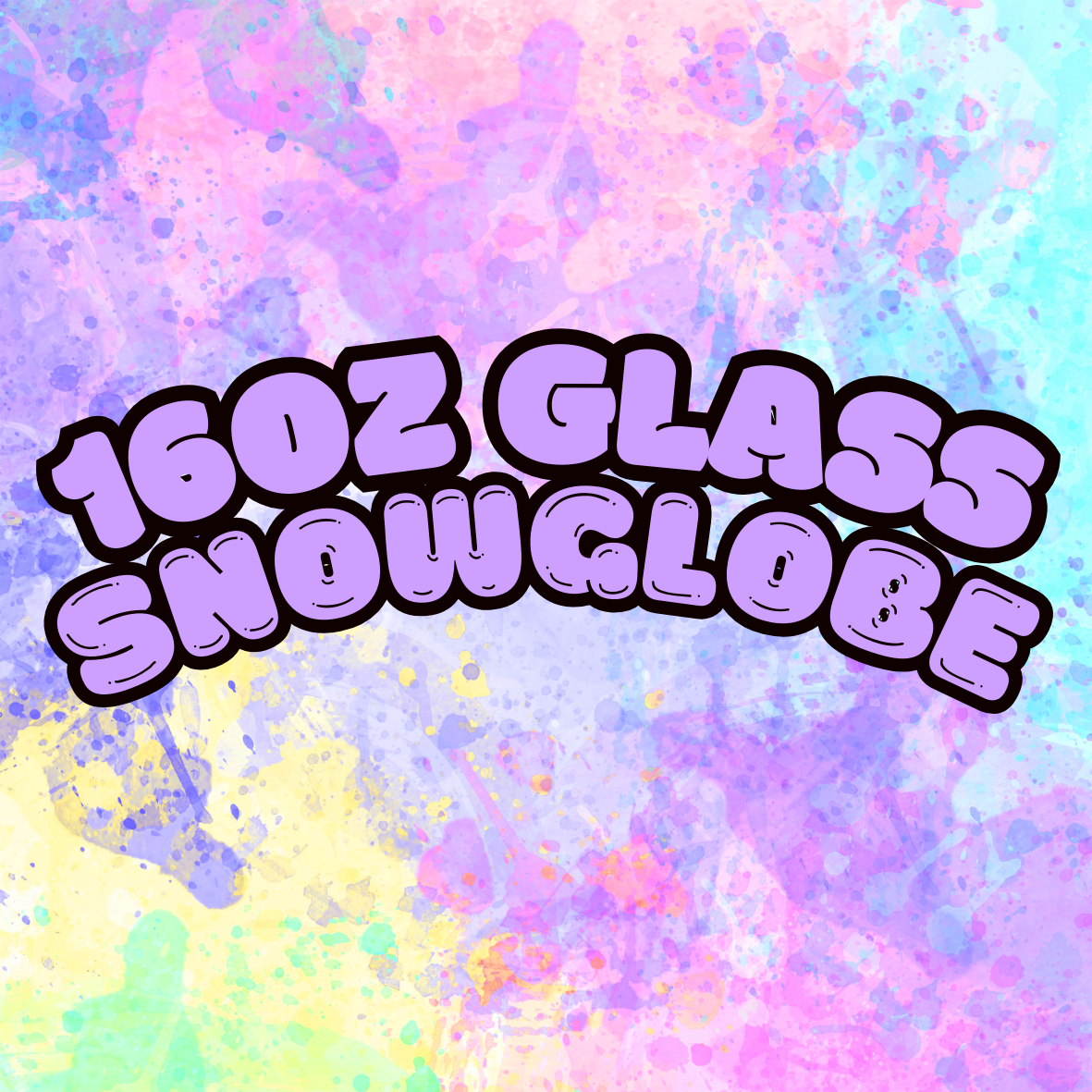 16oz Glass Snowglobe