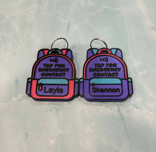 Personalised 3D NFC Bag Tag