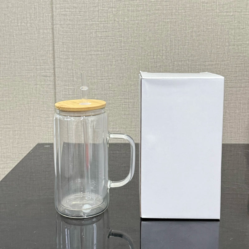 16oz Glass Handled SnowGlobe