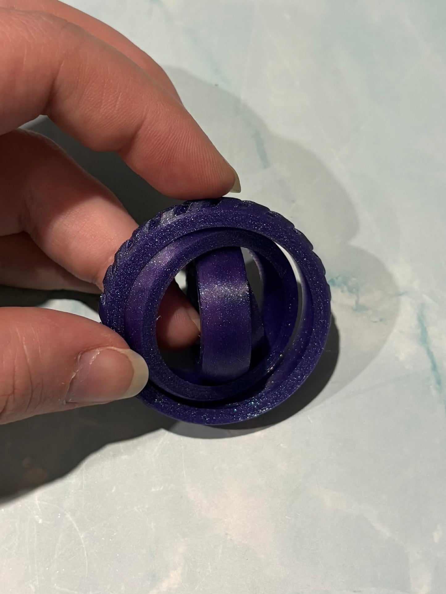 3D 4 Ring Gyro Fidget
