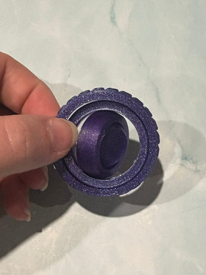3D 4 Ring Gyro Fidget