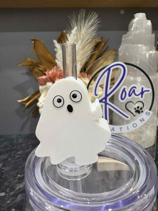 Ghost Straw Topper