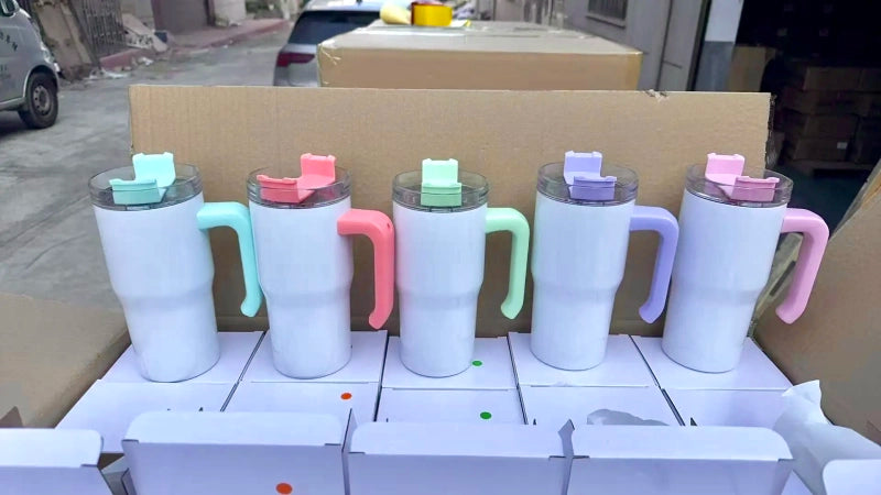 20oz Stainless Steel Handle Tumbler